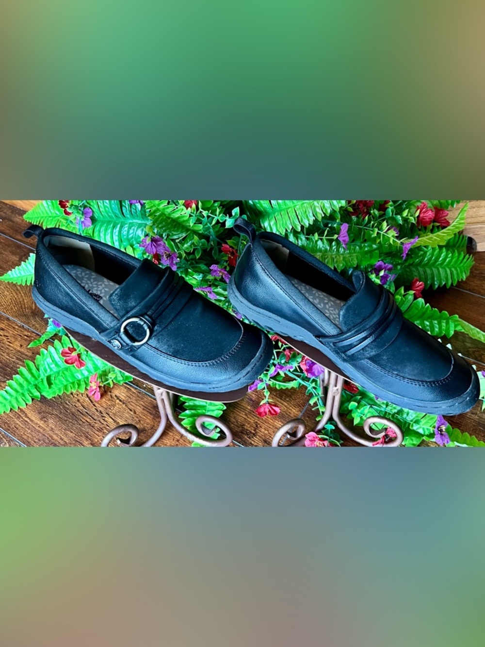 NIB JBU Black Women's Loafers Flats-Size 7.5